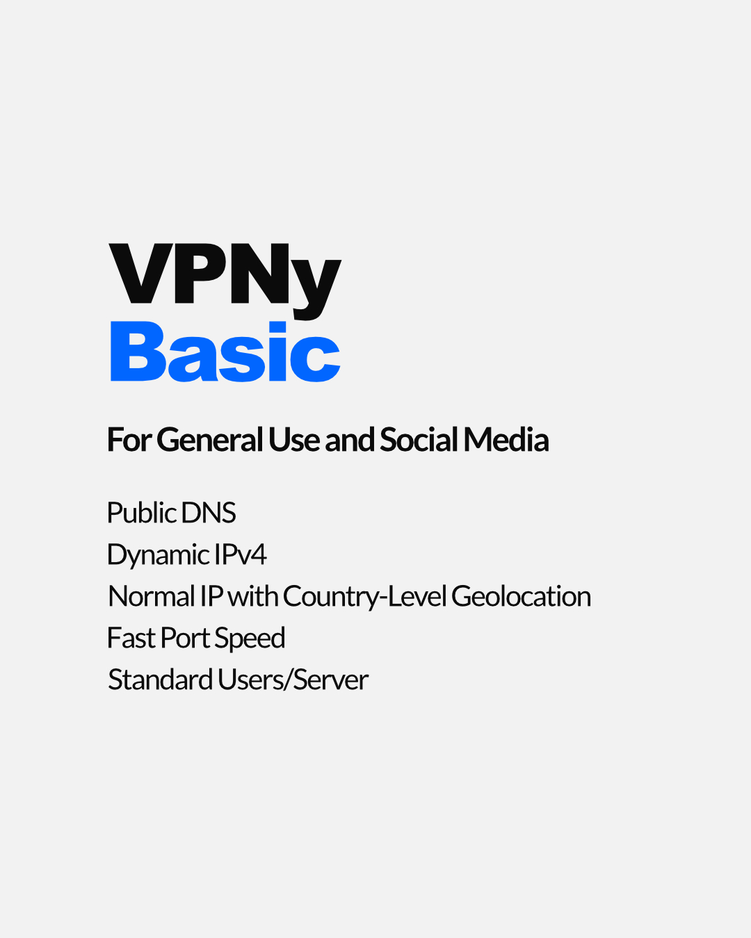 VPNy Basic