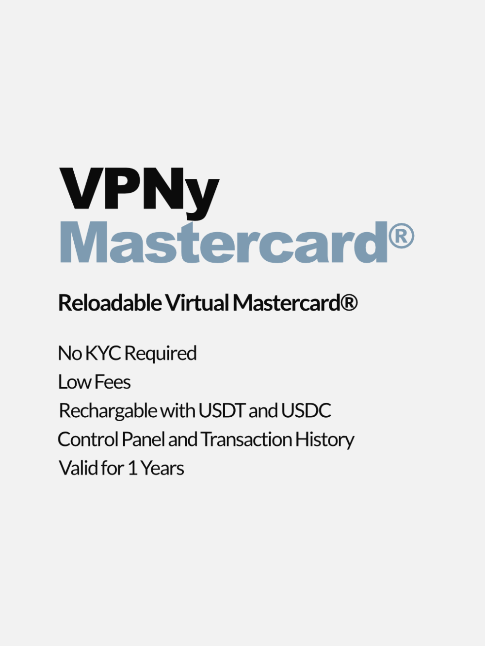 VPNy Mastercard